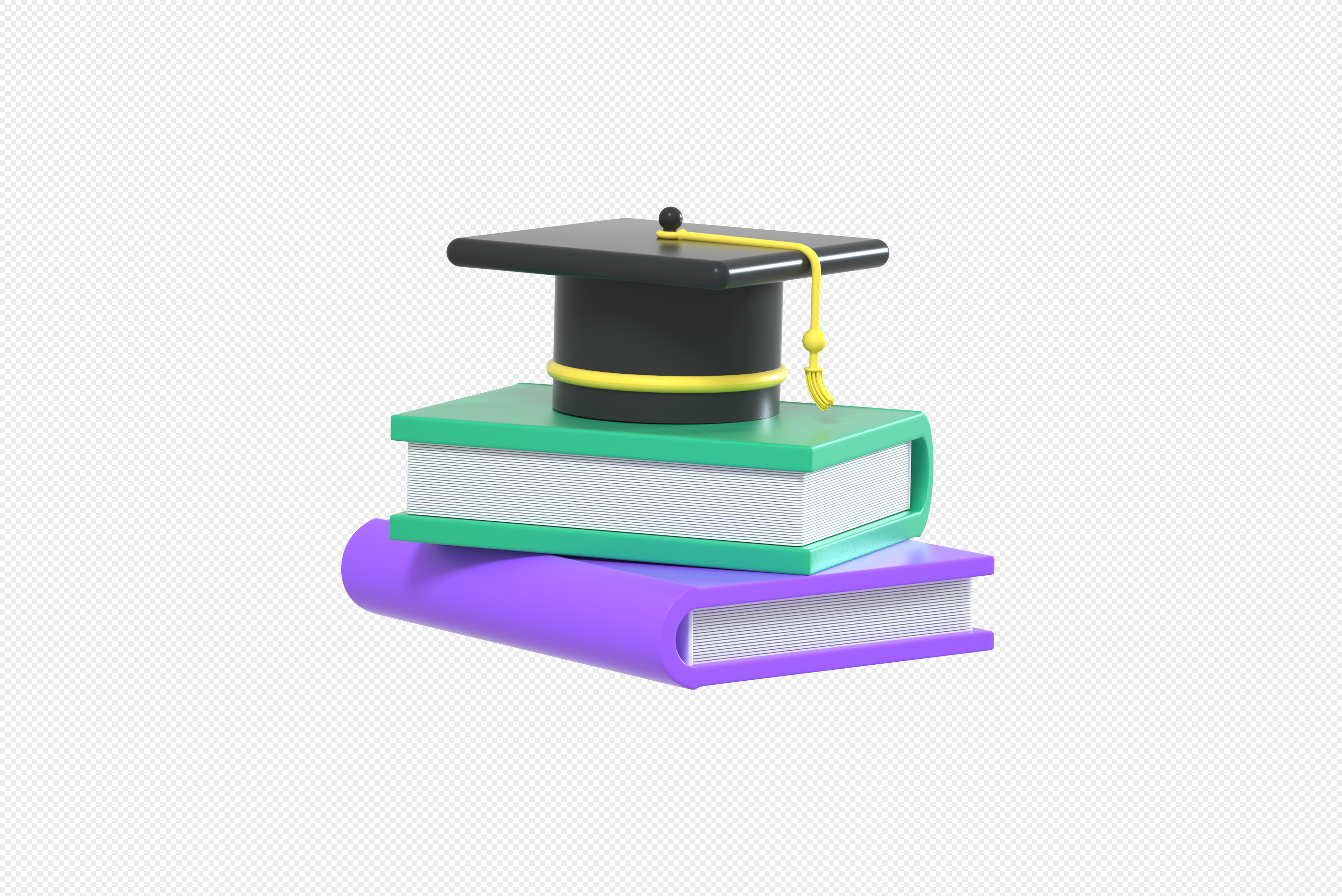 Blue Graduation Hat 3d Education Schools, Book, Education, Learning PNG  Transparent Image and Clipart for Free Download