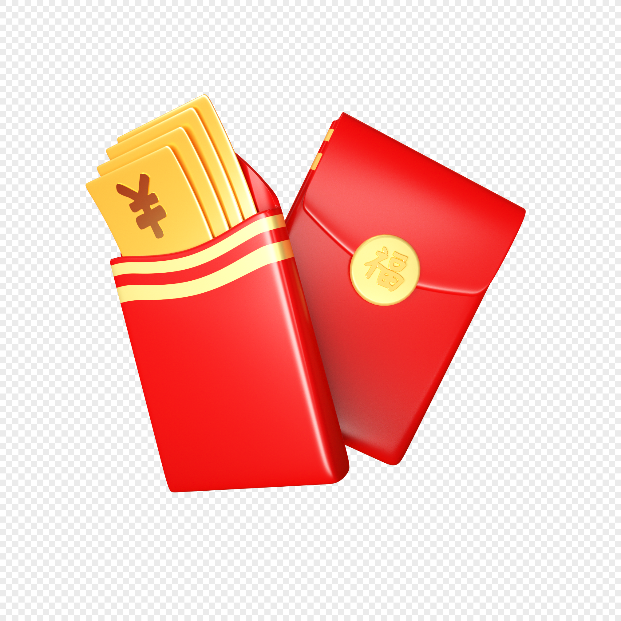 Red Envelope Model PNG Images With Transparent Background | Free ...