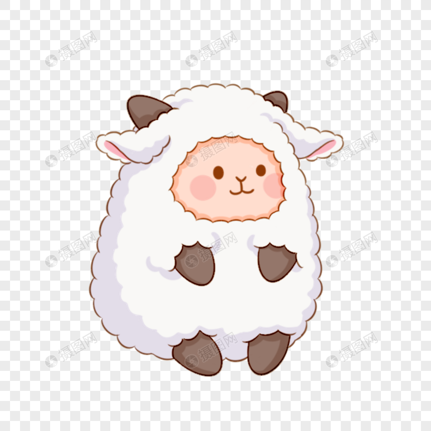 little anime lamb AI generated image Stock Illustration | Adobe Stock
