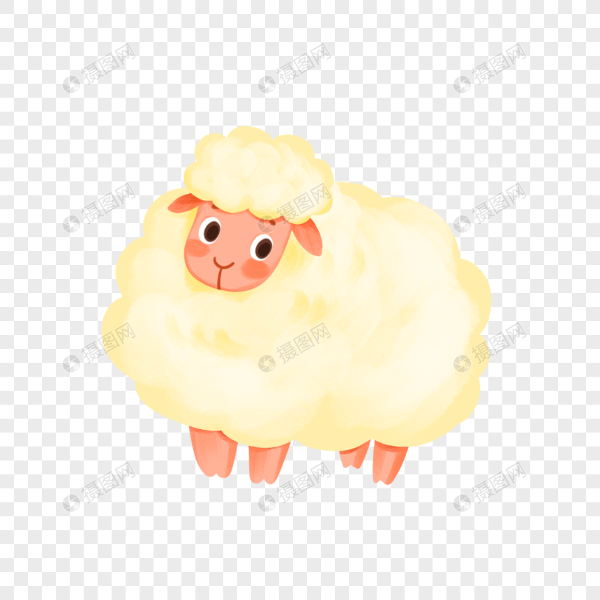 Cute Tiny Anime Sheep Sticker, Animal, Cartoon, Sticker PNG Transparent  Clipart Image and PSD File for Free Download