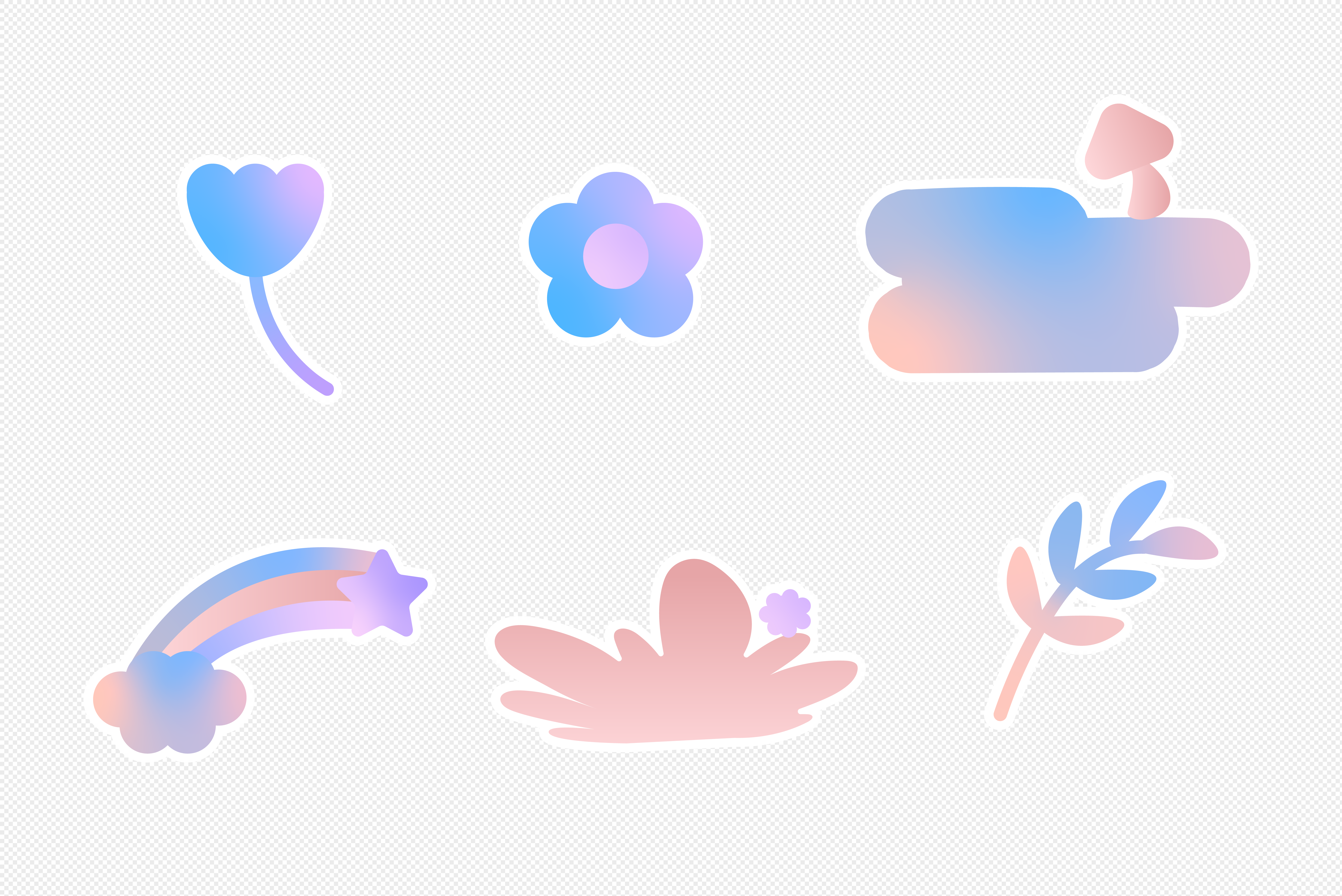 Cute Journal Stickers PNG Transparent Images Free Download, Vector Files
