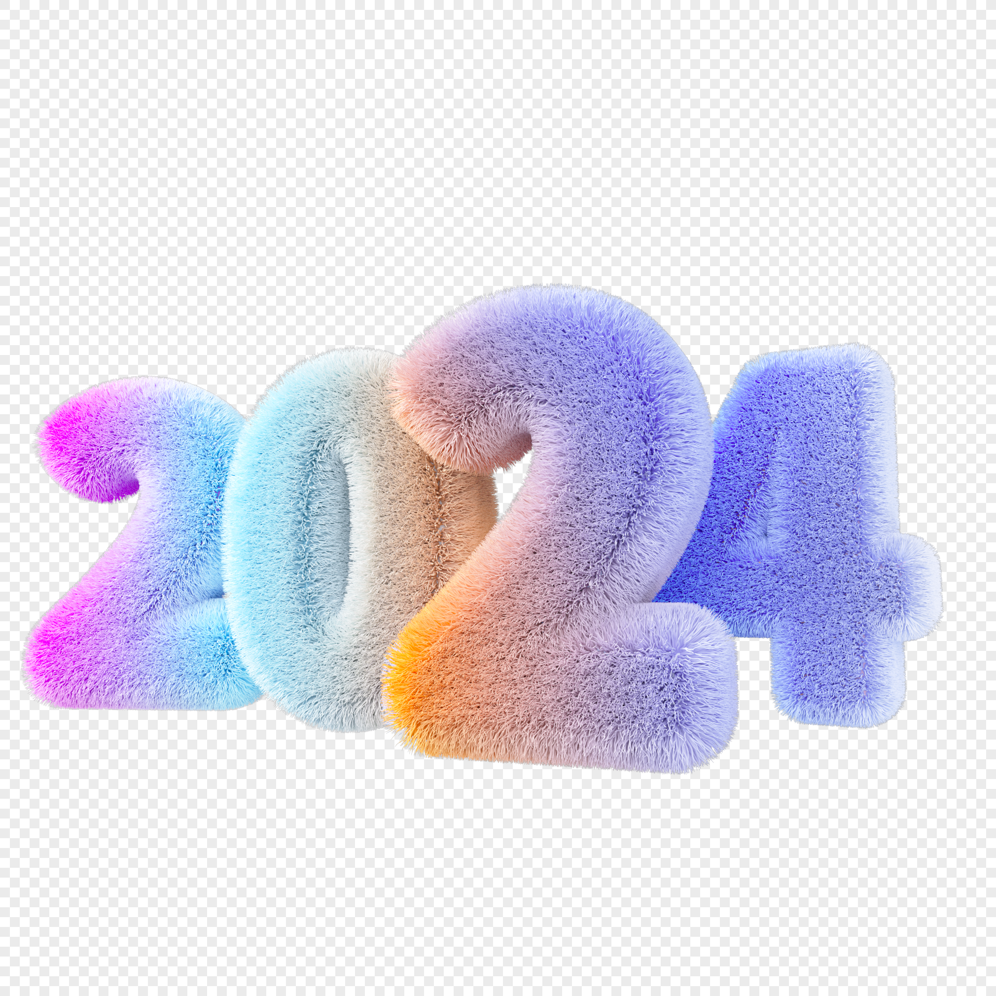 2024 Calendar, 2024 Calendar Png, Transparent Background, Colorful Calendar,  Instant Download 