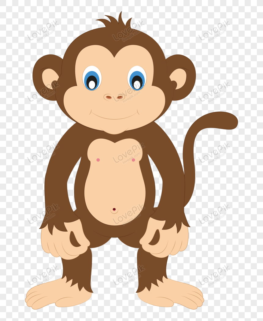 Cartoon Vector Monkey PNG Transparent Background And Clipart Image For Free  Download - Lovepik | 450003640