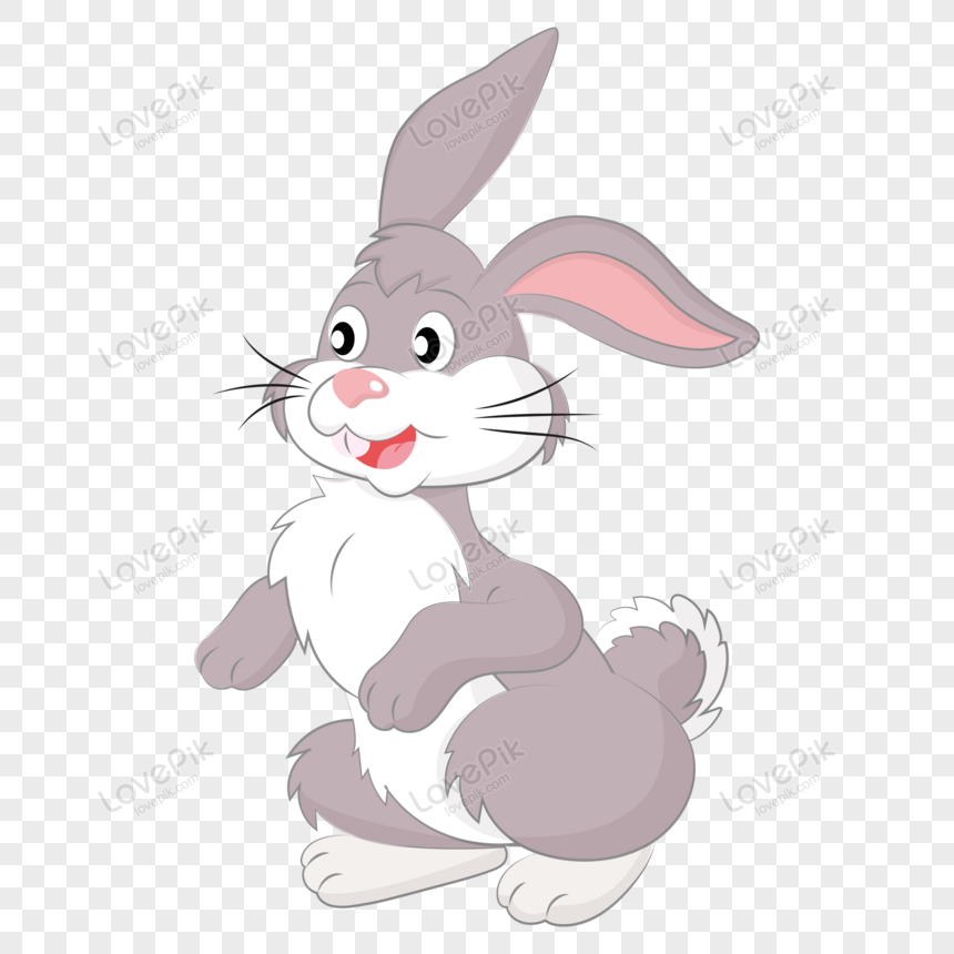 Cartoon Vector Rabbit PNG Transparent Background And Clipart Image For Free  Download - Lovepik | 450003850
