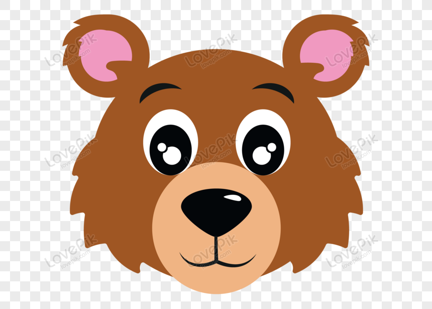 cartoon bear face