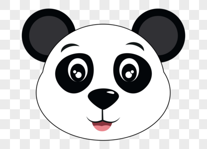 Design PNG E SVG De Cabeça De Urso Panda Desenhada à Mão Para