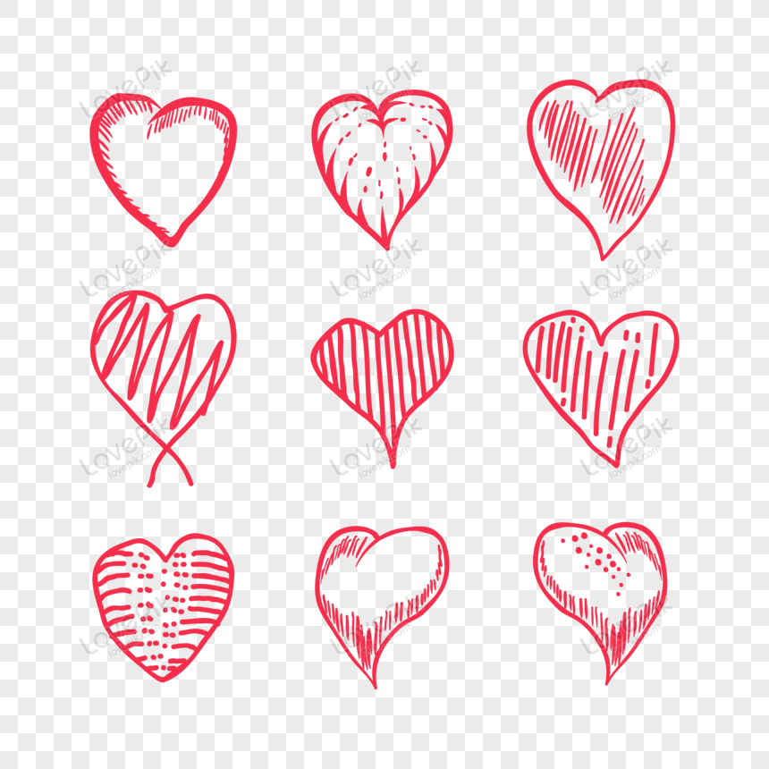 Love Hand Draw Set Vector Png Image Picture Free Download 450007869 Lovepik Com