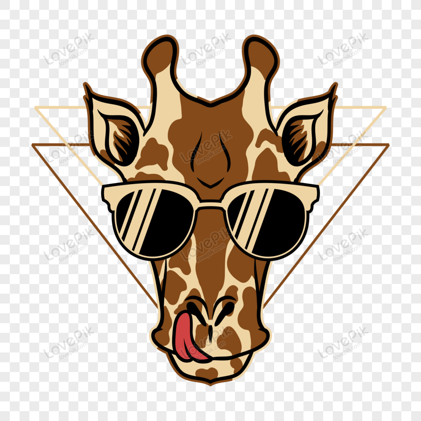Giraffe With Eyeglasses Cartoon Vector PNG Transparent Background And  Clipart Image For Free Download - Lovepik | 450008480