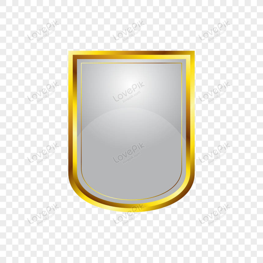 Metal Golden Shield Vector Png Image Psd File Free Download Lovepik