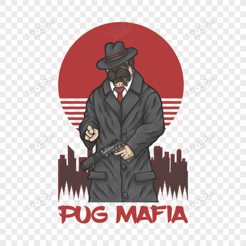 Pug Mafia Vector PNG Transparent And Clipart Image For Free Download -  Lovepik | 450008826