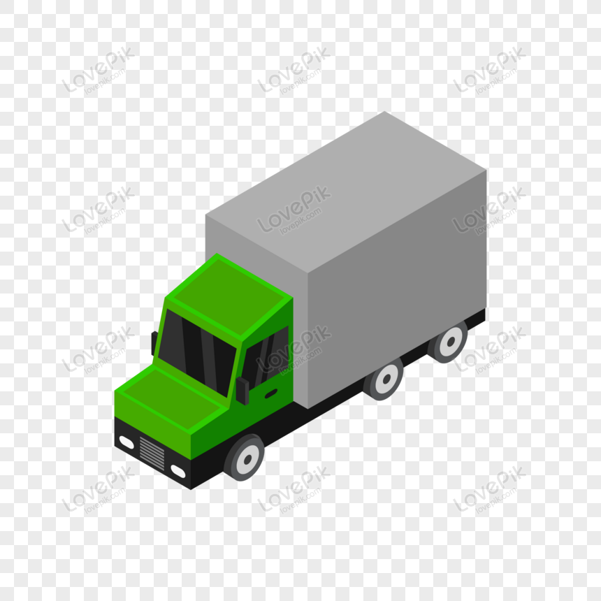 Isometric Truck Icon Illustrated In Vector Png Image Psd File Free Download Lovepik 450008928