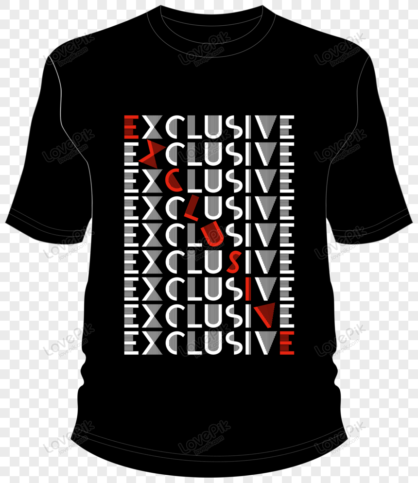 Stylish Typography For Black T Shirt PNG Hd Transparent Image And Clipart  Image For Free Download - Lovepik | 450012204