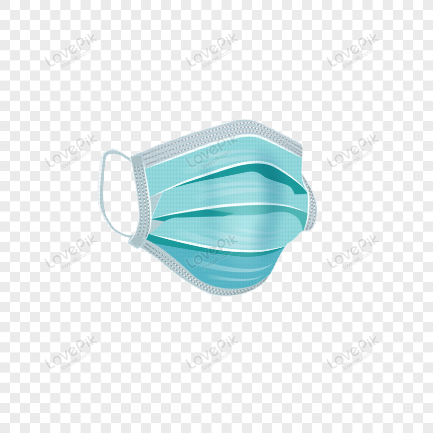 Blue 3d Medical Mask Vector PNG White And Clipart Image For Free Download - 450014892
