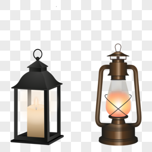 oil lamp vector free download