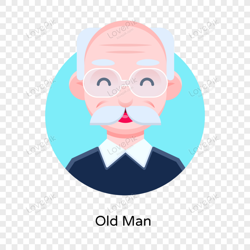 Cartoon Old Man Avatar Vector PNG White Transparent And Clipart Image For  Free Download - Lovepik | 450032162