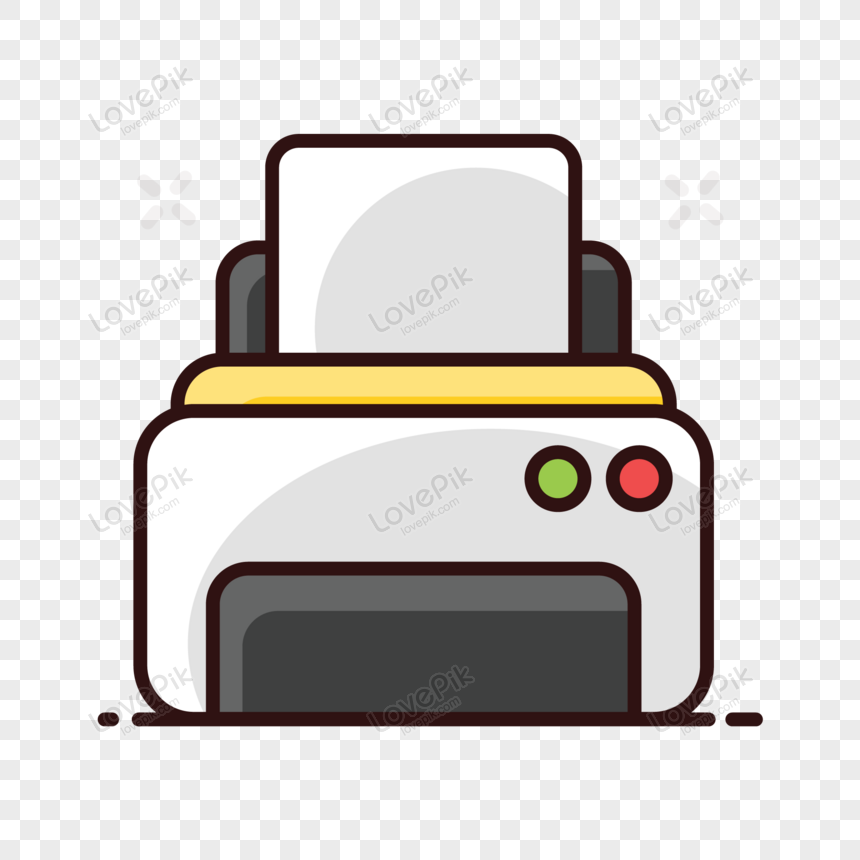 Cartoon Printer Vector PNG Transparent And Clipart Image For Free Download  - Lovepik | 450033126