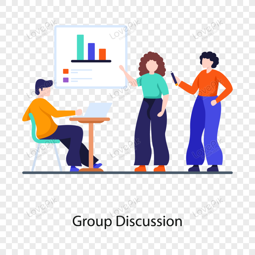 group discussion png