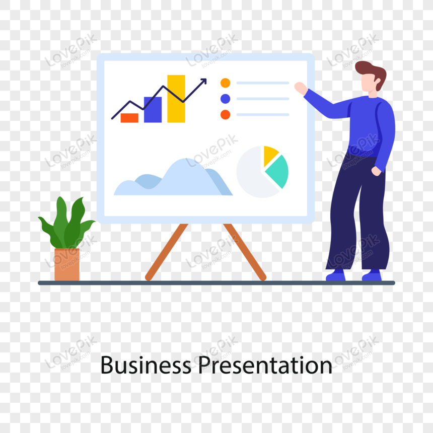 business presentation with board, board, chart, information png picture