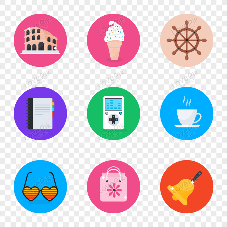Holidays and Tours icons, notepad, tour icon, hand bag png transparent image