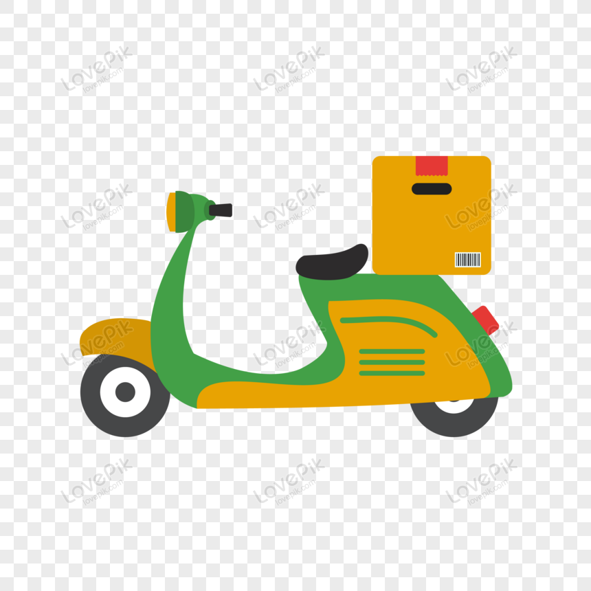 Delivery Motorbike Vector Png Image Psd File Free Download Lovepik 450039153