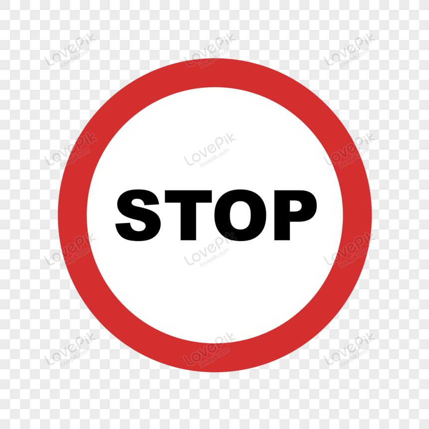Stop sign vector, stop, vector signs, road png image