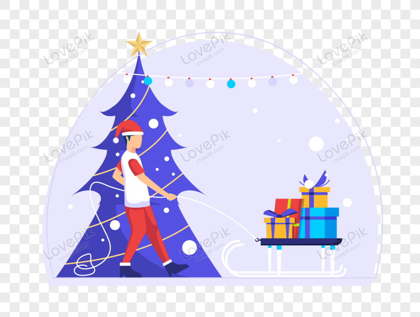 Simple Christmas Tree with Baubles and Gifts. Black and White Coloring  Sheet Stock Vector - Illustration of xmas, presents: 300876186