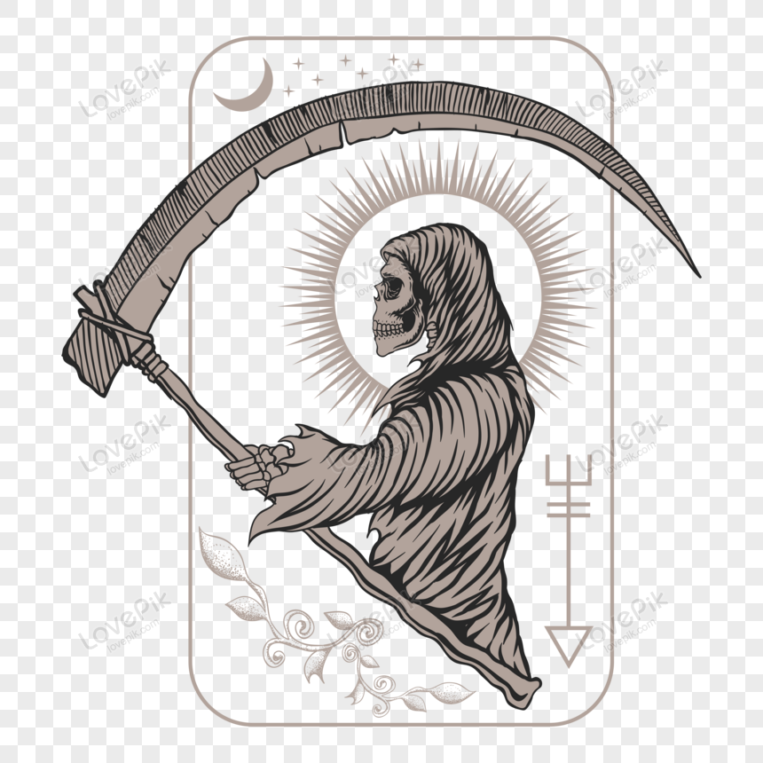 Download Grim Reaper, Death, Skeleton. Royalty-Free Vector Graphic