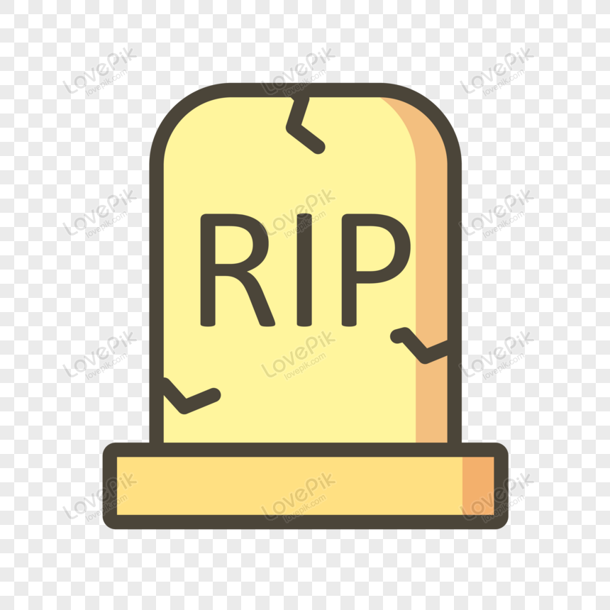 Tombstone Rip Vector Hd PNG Images, Stone Tombstone Rip Png Vector