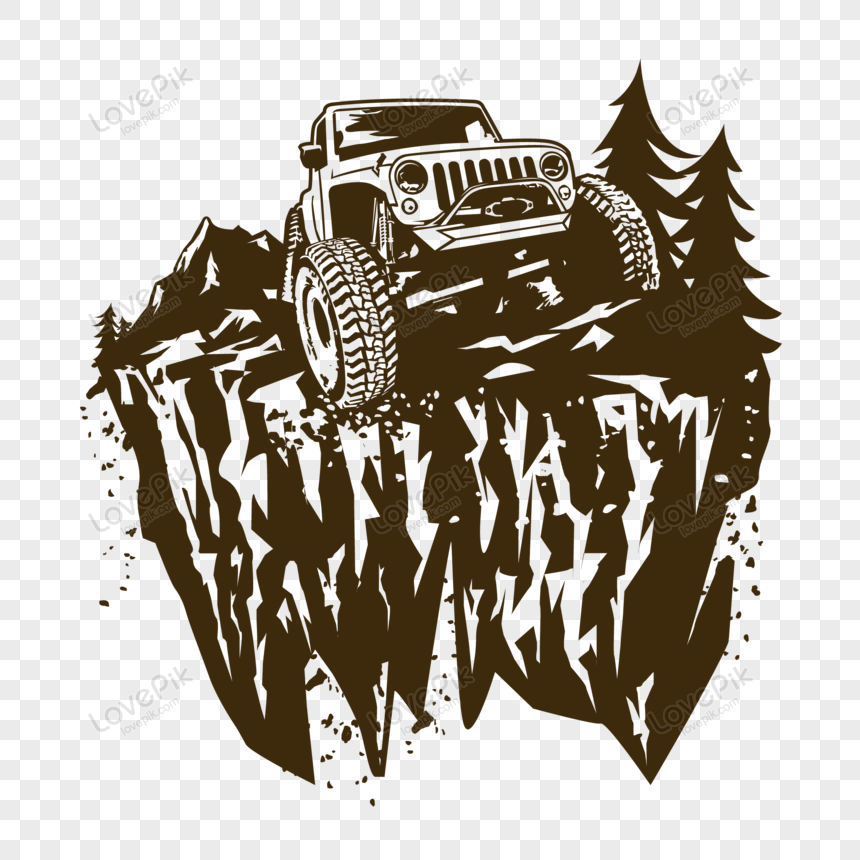 Hình ảnh Logo Vector Jeep Màu Nâu PNG Miễn Phí Tải Về - Lovepik
