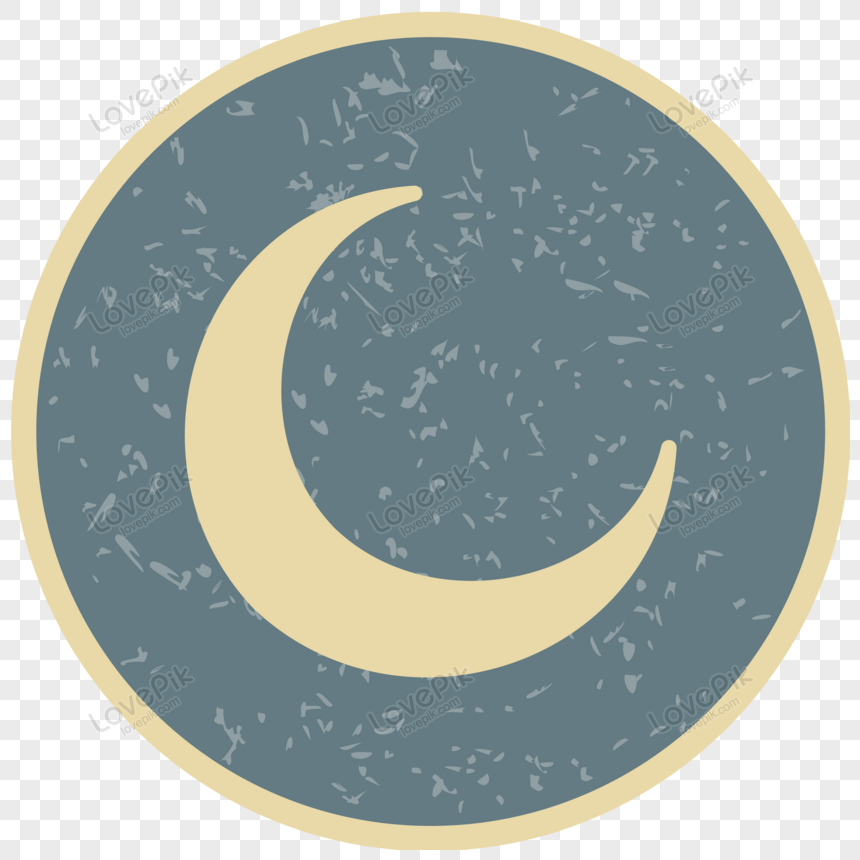 Icon Moon Vector PNG Transparent Background, Free Download #23654