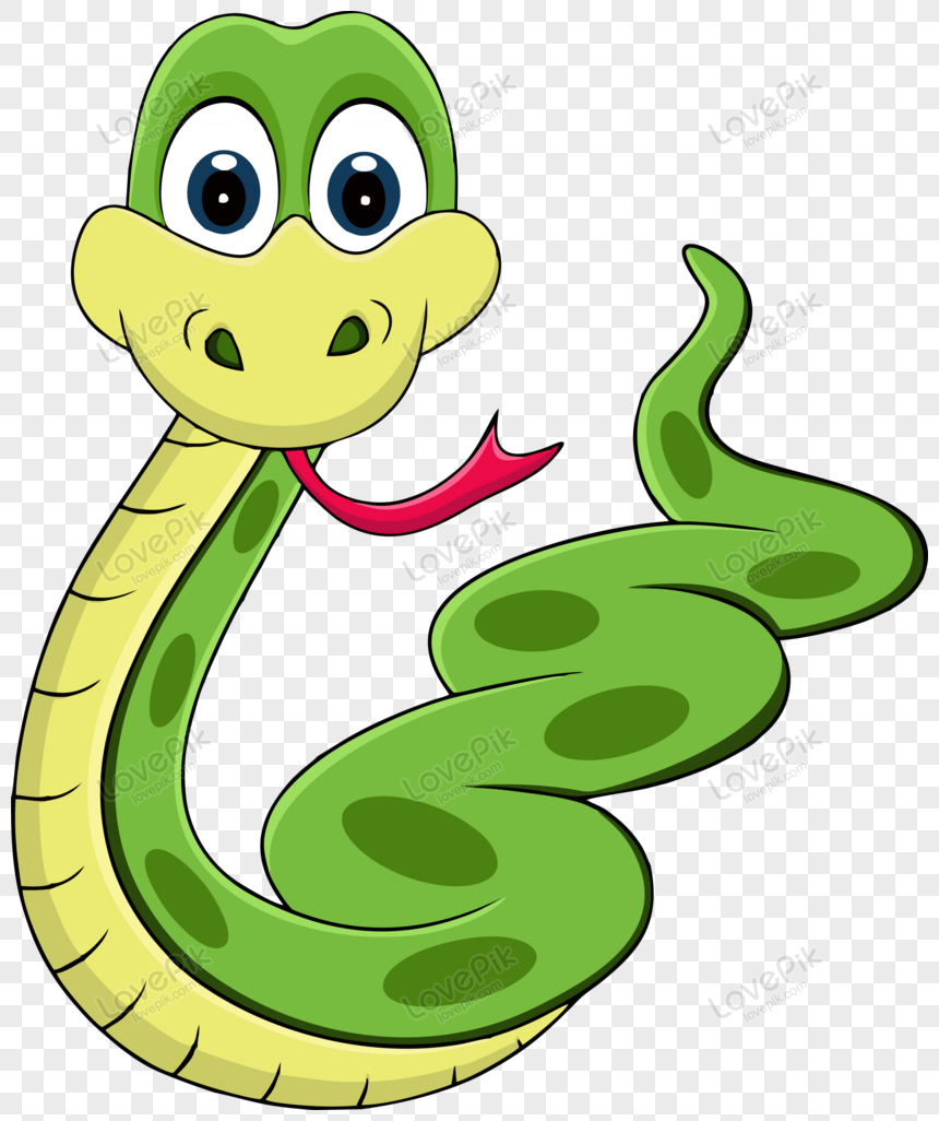 A Green Snake Animation Illustration Vector PNG Image Free Download And  Clipart Image For Free Download - Lovepik | 450060381
