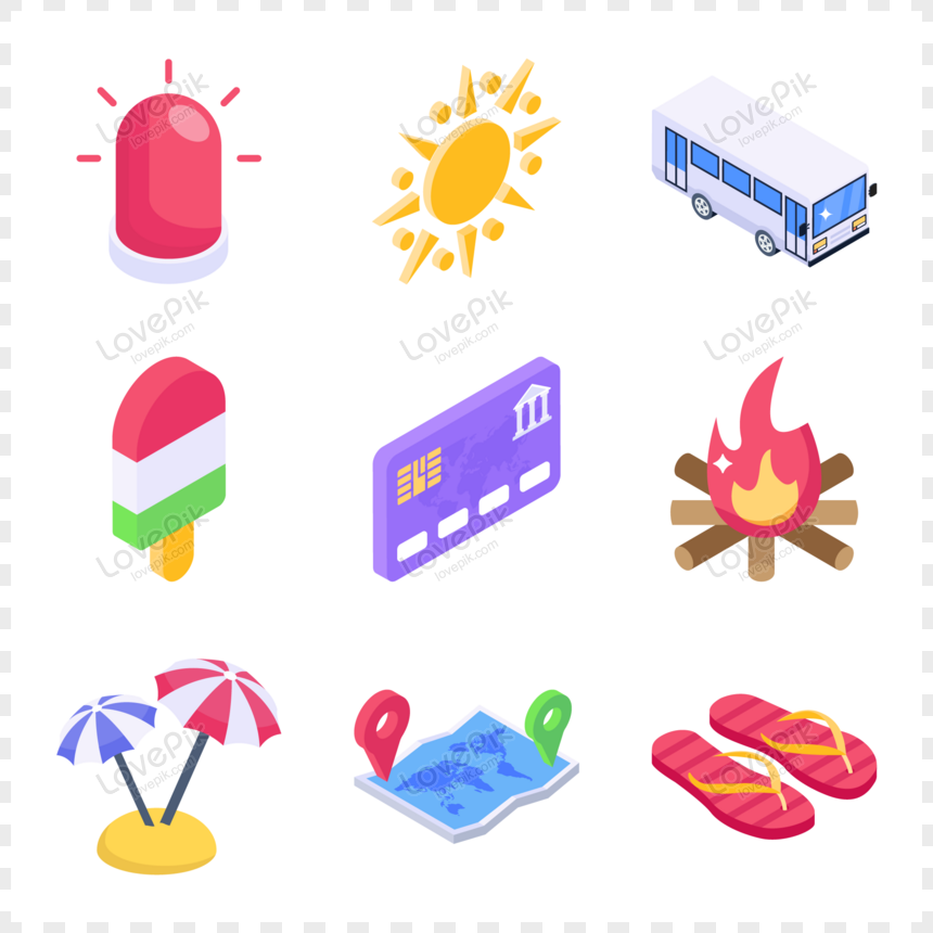 Modern Summer Travel and Tourism Icons , danger, icon, summer icons png transparent background