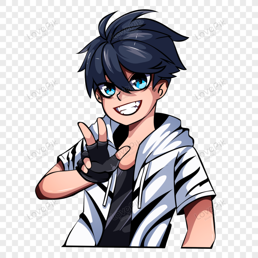 Anime Character Boy PNG Transparent Images Free Download, Vector Files