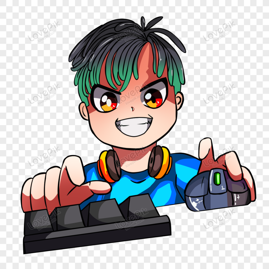 Cartoon Character Image Of A Gaming Boy PNG Hd Transparent Image And  Clipart Image For Free Download - Lovepik | 450060874