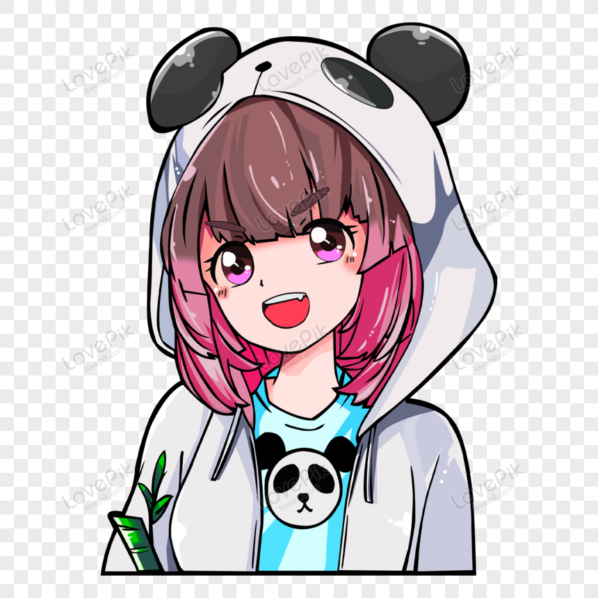 Cartoon Character Image Of A Panda Girl Free PNG And Clipart Image For Free  Download - Lovepik | 450060889