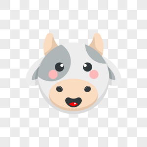 cow head png
