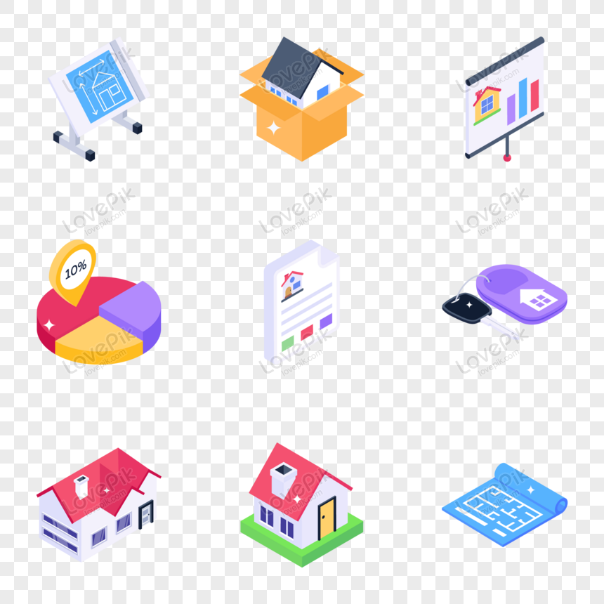 Pack of Home Presentation and Architecture Icons Vector, icon, editable, presentation icon png image free download