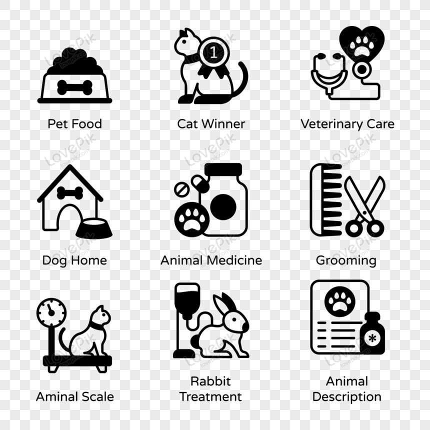 25 Cats Glyph Icon Pack. Vector Illustration Stock Vector - Illustration of  puppy, brush: 271579390