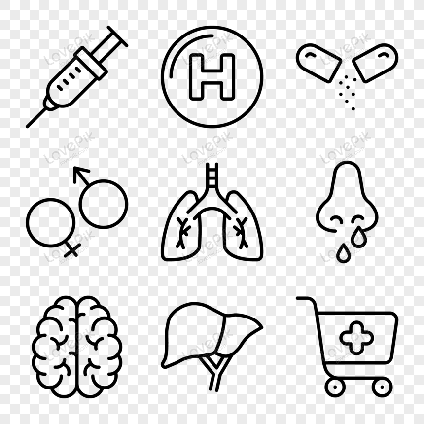 Pack Of Medical Tool And Equipment Linear Vector Icons, Icon, Editable, Medical  PNG Transparent Background And Clipart Image For Free Download - Lovepik