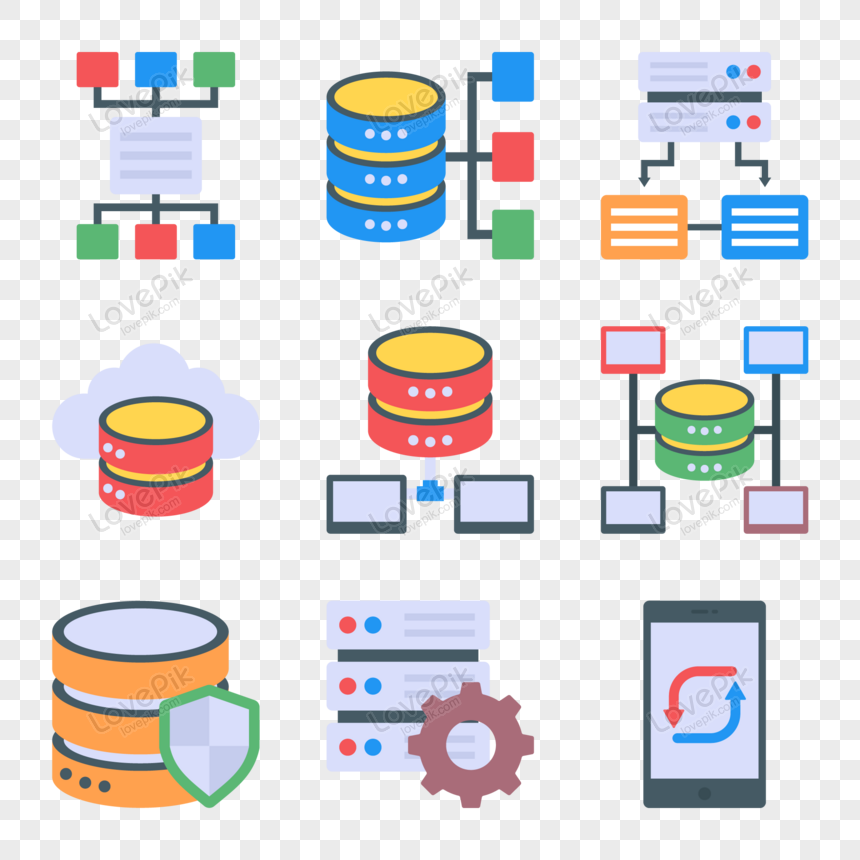 database icon flat