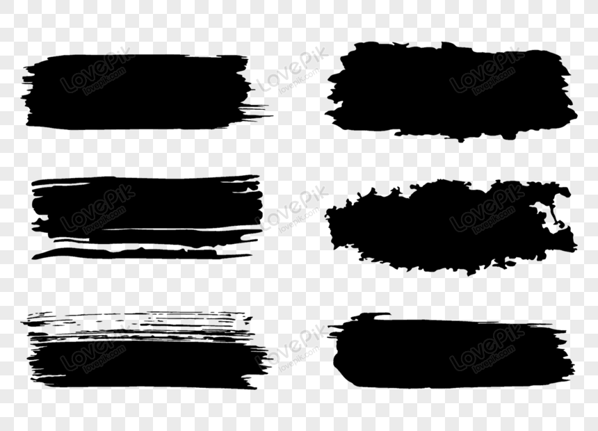 Black Brush PNG Image, Black Brush, Brush, Heimo, Brushwork PNG Image For  Free Download
