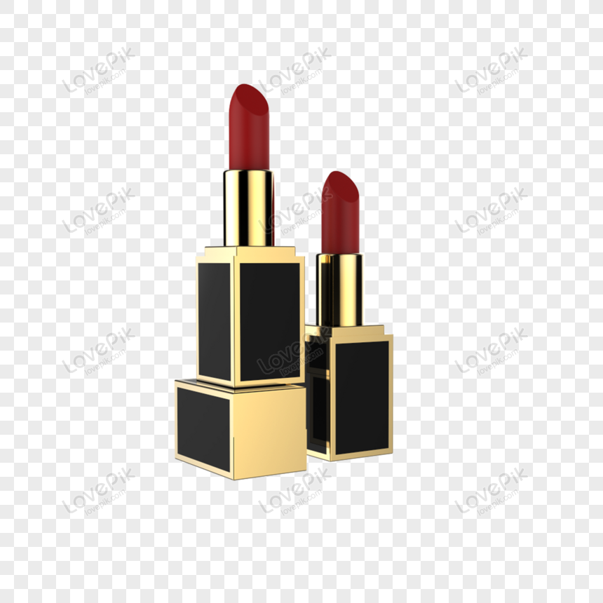3d Cosmetics Red Lipstick Mockup PNG Hd Transparent Image And Clipart Image  For Free Download - Lovepik