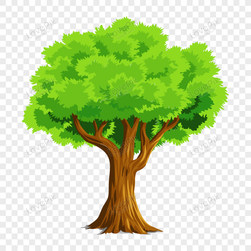 Dibujar A Mano árbol Verde PNG Imágenes Gratis - Lovepik