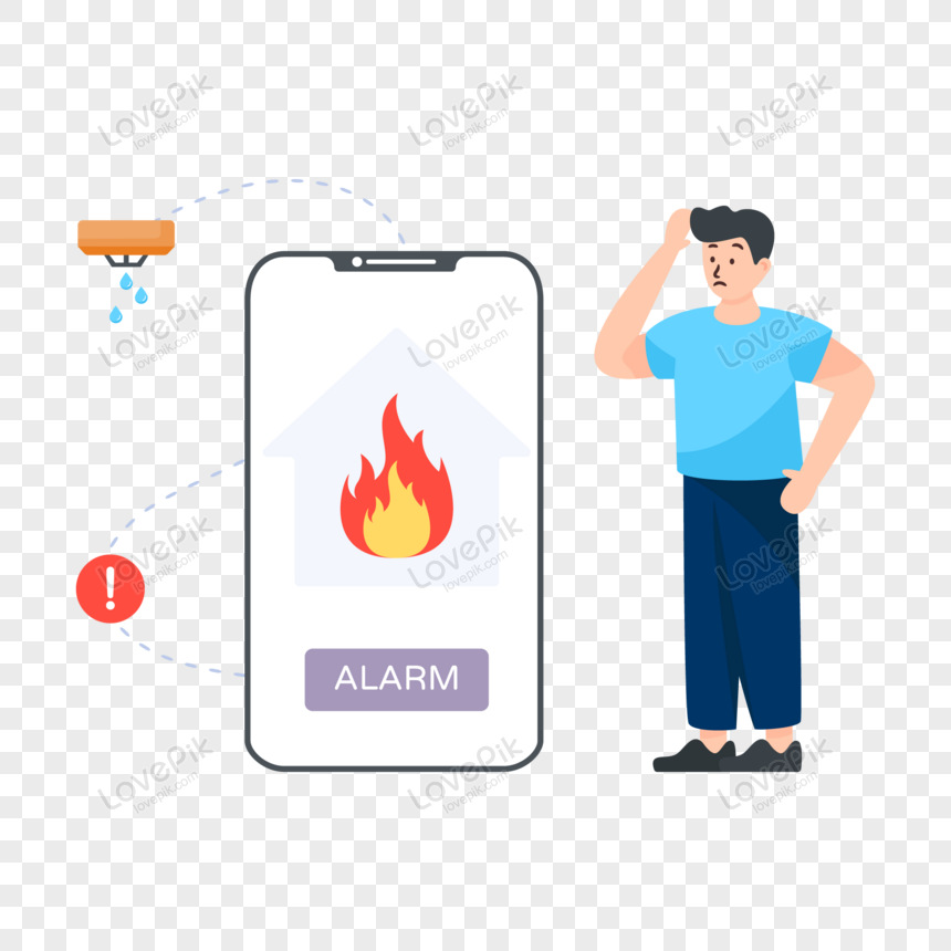 fire alarm clipart