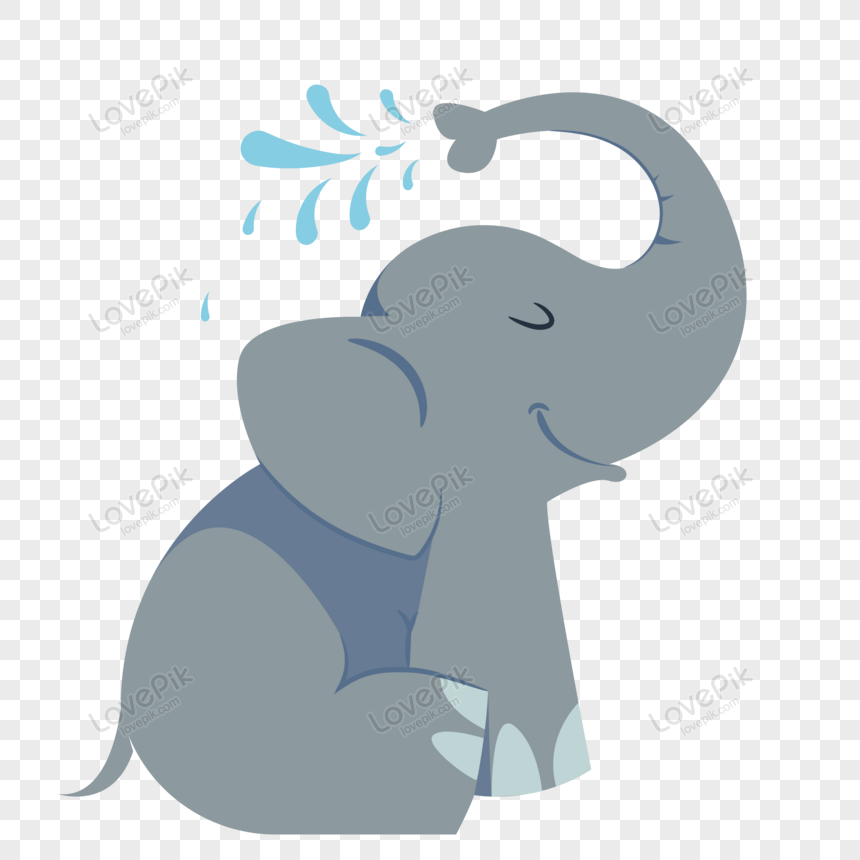 Cartoon Cute Elephant Vector Illustration PNG Image And Clipart Image For  Free Download - Lovepik | 450071438