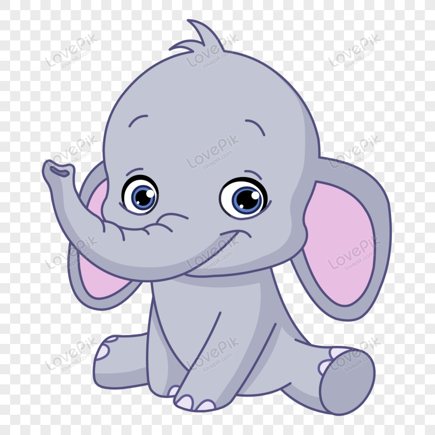 Cartoon Cute Baby Elephant Vector Illustration PNG Image Free Download And  Clipart Image For Free Download - Lovepik | 450071441