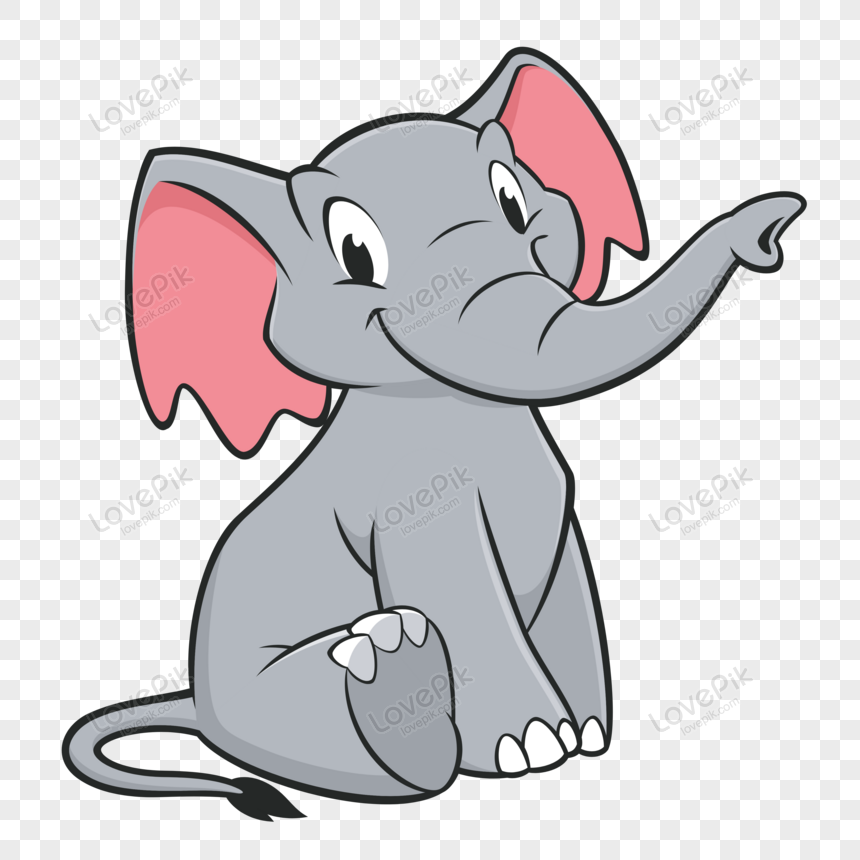 Cartoon Cute Elephant Vector Illustration PNG Image And Clipart Image For  Free Download - Lovepik | 450071448