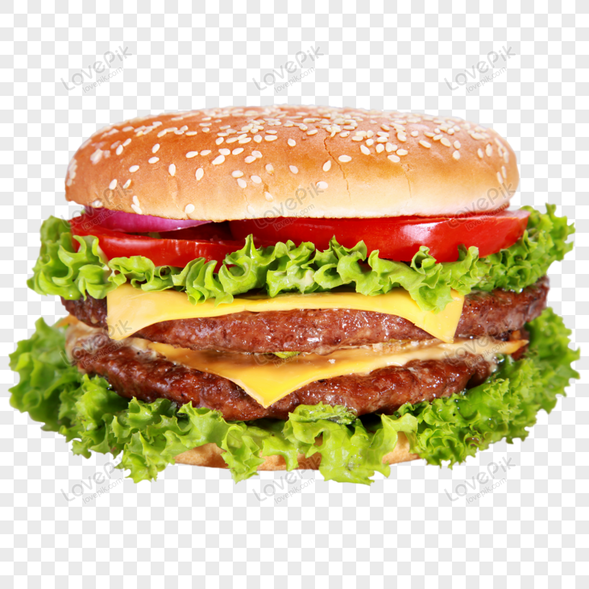 Свежий вкусный бургер еда прозрачный фон изображение_Фото номер  450072395_PNG Формат изображения_ru.lovepik.com