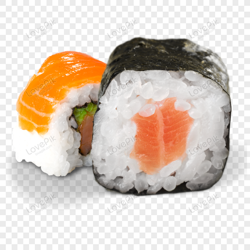 transparent sushi
