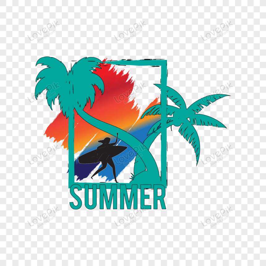 Summer T Shirt Design, Tree, Shirt Logo, Summer Vector PNG Image Free ...